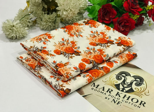 2pc Micro Polo Cotton Unsititched suit -52