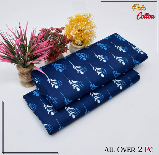 2pc Micro Polo Cotton Unsititched suit -62