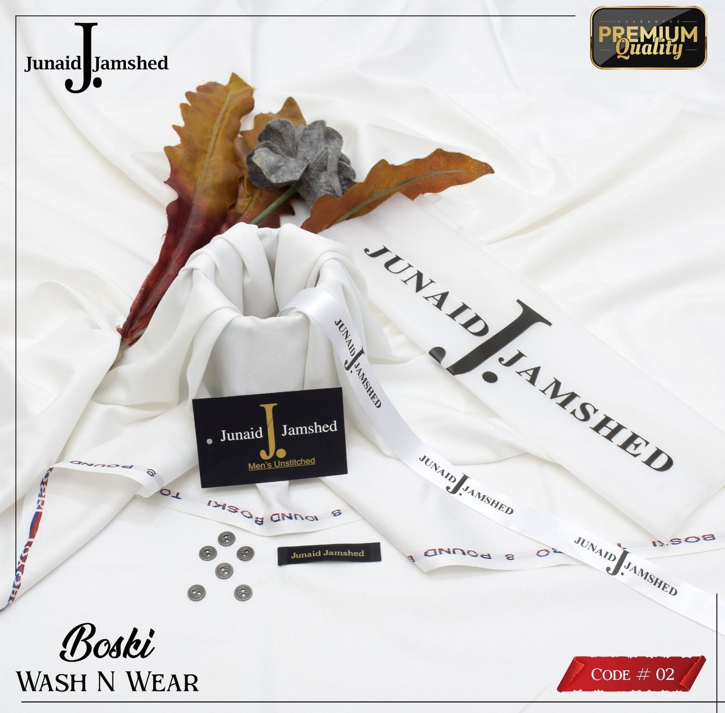 J. Junaid Jamshed wash and Wear Boski
