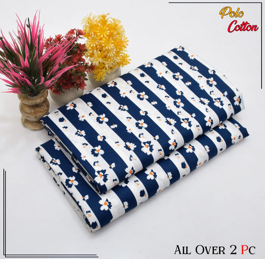 2pc Micro Polo Cotton Unsititched suit -32