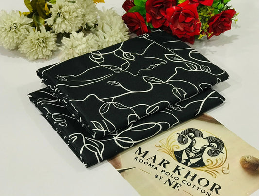 2pc Micro Polo Cotton Unsititched suit -59