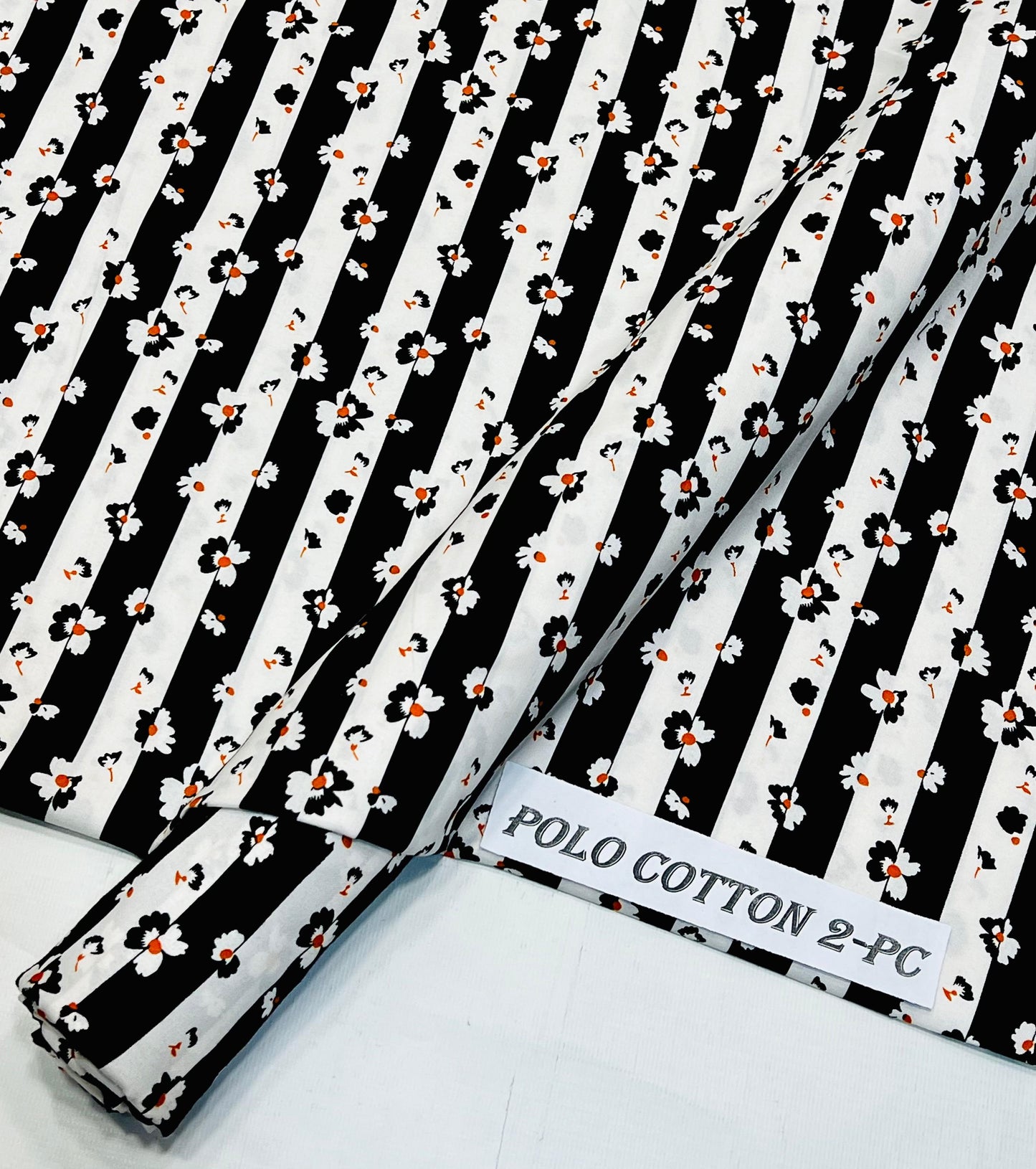 2pc Micro Polo Cotton Unsititched suit -42