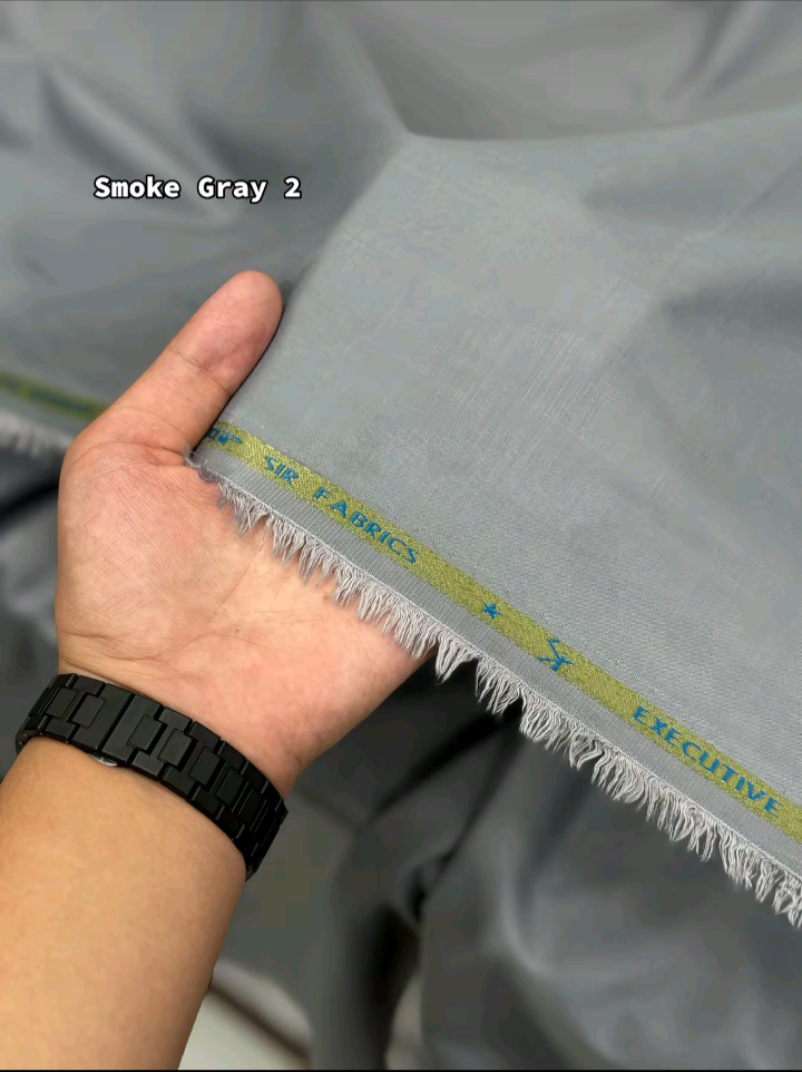 J. Junaid Jamshed wash and Wear Boski smoke gry light