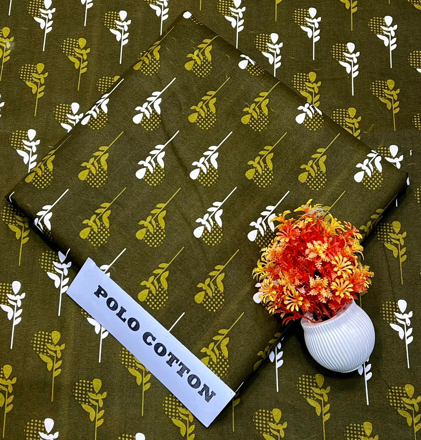 2pc Micro Polo Cotton Unsititched suit -46