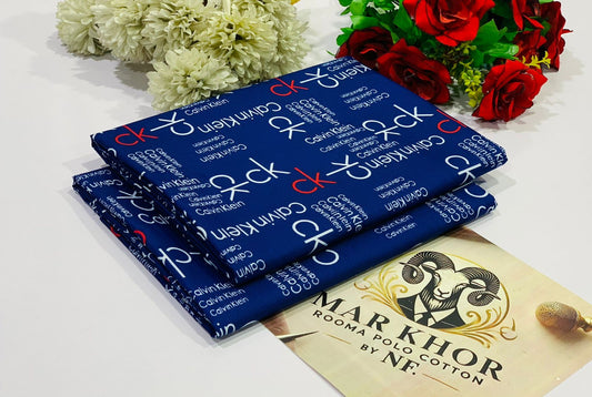 2pc Micro Polo Cotton Unsititched suit -57