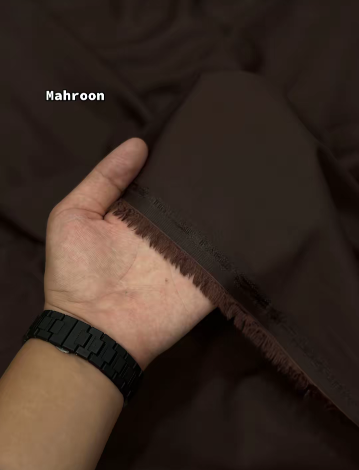 J. Junaid Jamshed wash and Wear Boski Mahroon